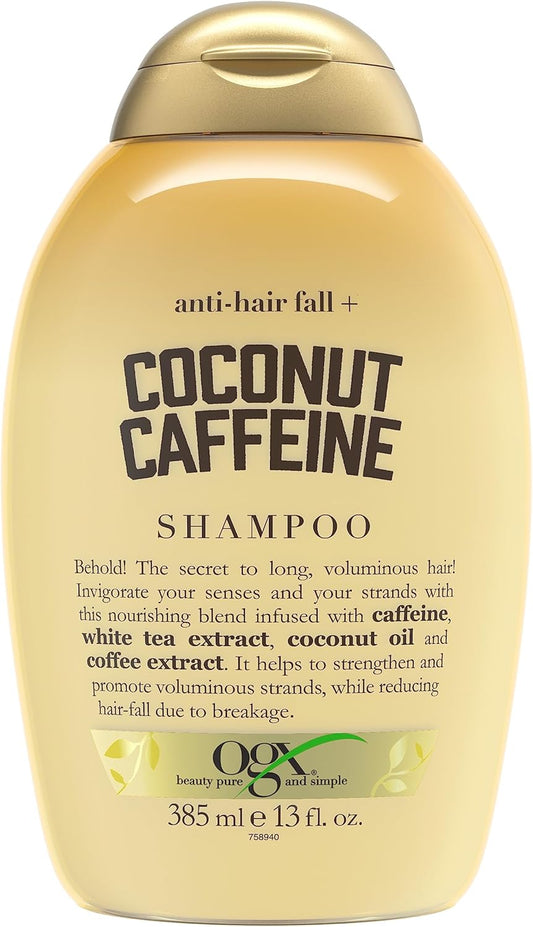 OGX Anti-Hair Fall + Coconut Caffeine Strengthening Shampoo 385mL