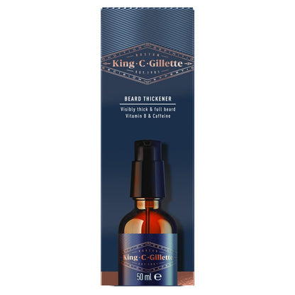 King C. Gillette Beard Thickener Formulated With Vitamin B Complex And Caffeine 50ml image 2