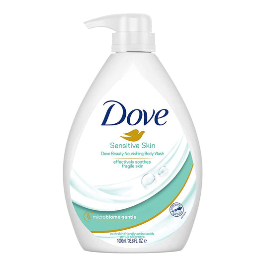 Dove Sensitive Skin Nourishing Body Wash 1000 ml image 2