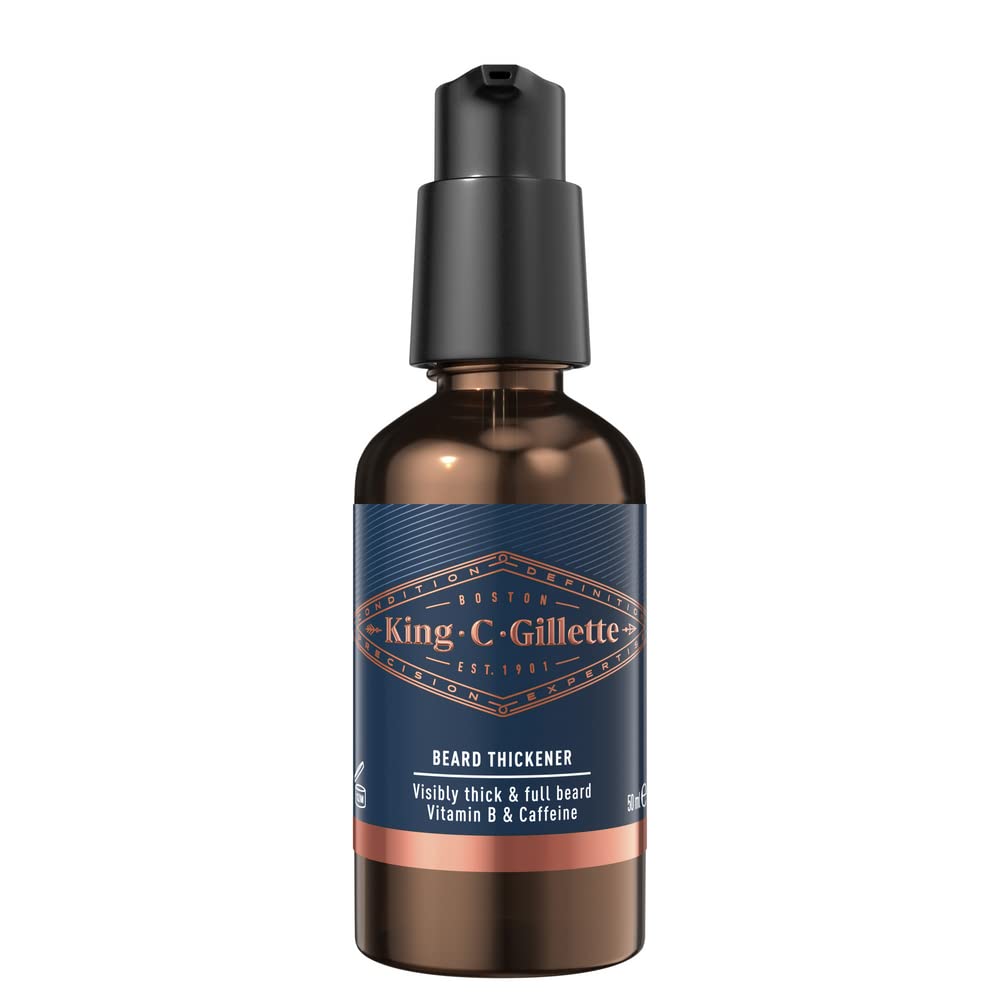 King C. Gillette Beard Thickener Formulated With Vitamin B Complex And Caffeine 50ml image 4