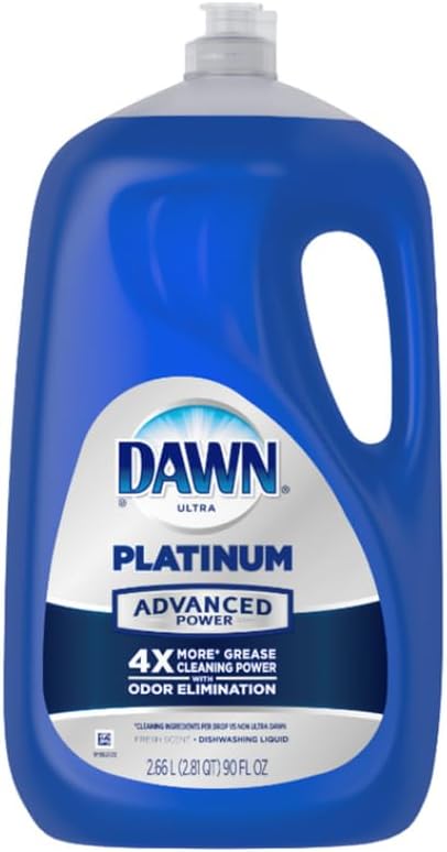 Dawn Ultra Platinum Advanced Power Dishwashing Liquid, Fresh Scent, 2660ml