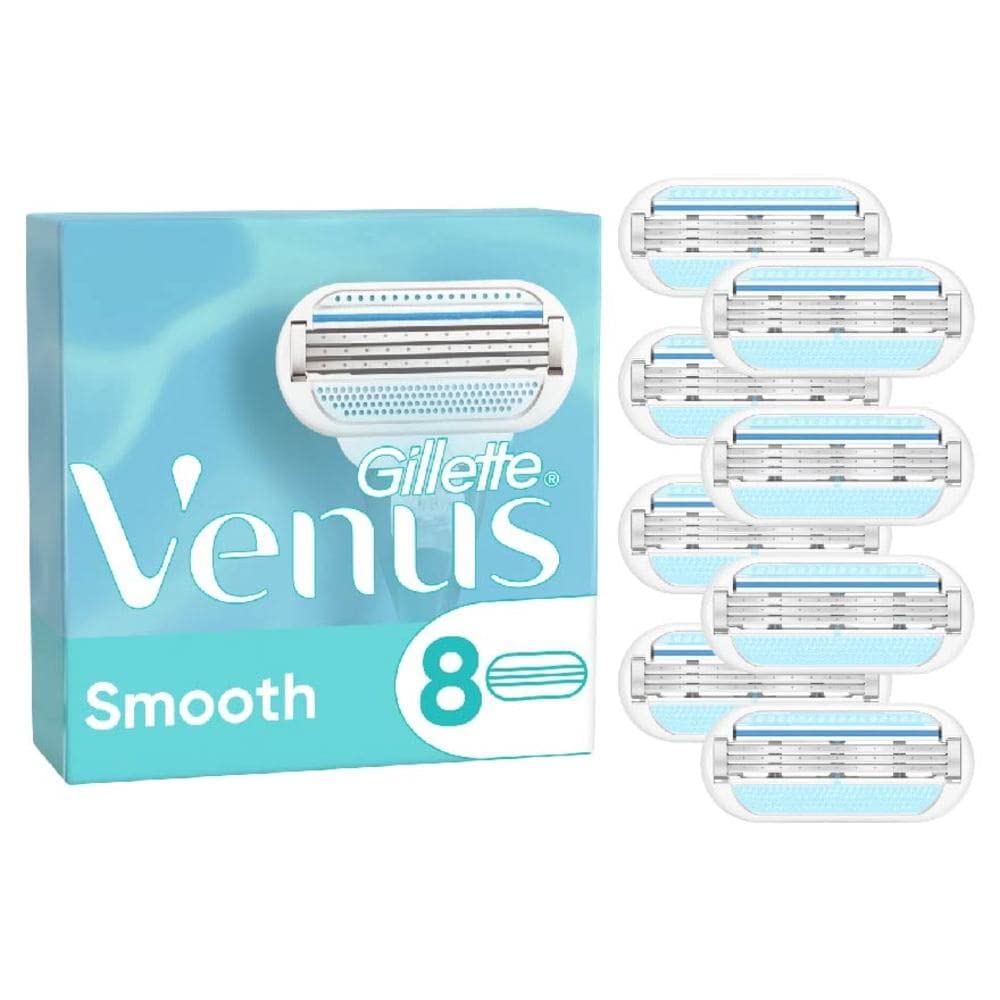 Gillette Venus Smooth Women's Razor Blade Refills, 8 Count image 2