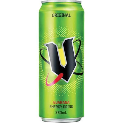 V Green Guarana Energy Drink Can 24 x 330 ml image 2