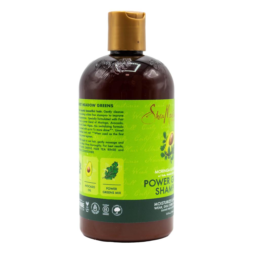 Shea Moisture Moringa & Avocado Power Greens Shampoo 384ml image 8