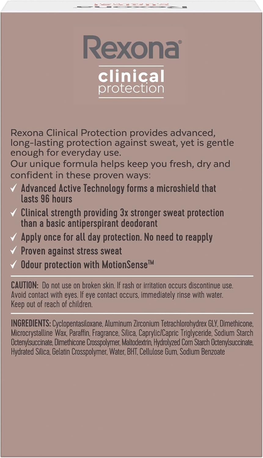 Rexona Women Clinical Protection Antiperspirant Cream Stick Deodorant Sheer Powder 45ml image 3