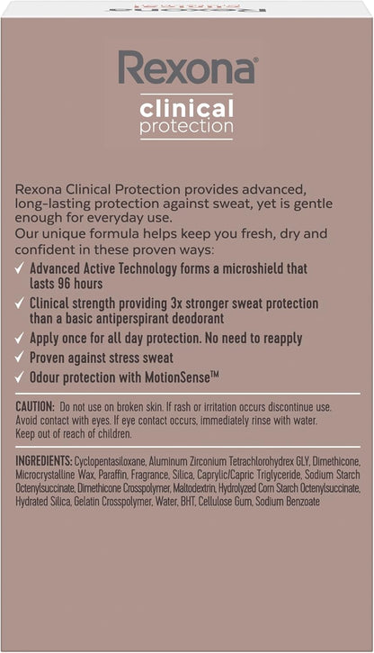 Rexona Women Clinical Protection Antiperspirant Cream Stick Deodorant Sheer Powder 45ml image 3