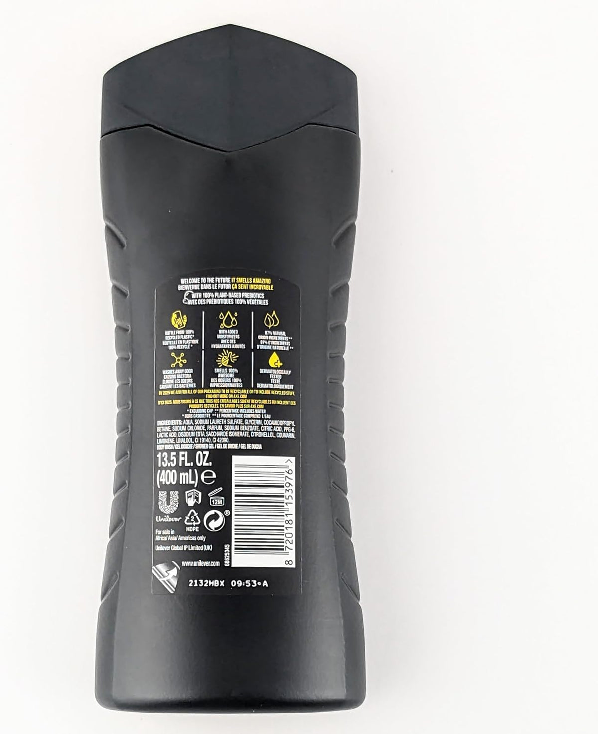 Axe 3-in-1 Apollo Sage & Cedalwood Body, Face and Hair Wash 400 ml image 4