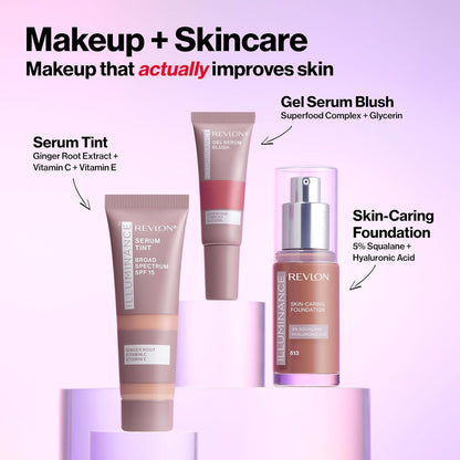 Revlon Illuminance™ Gel Serum Blush - Striking Rose image 7