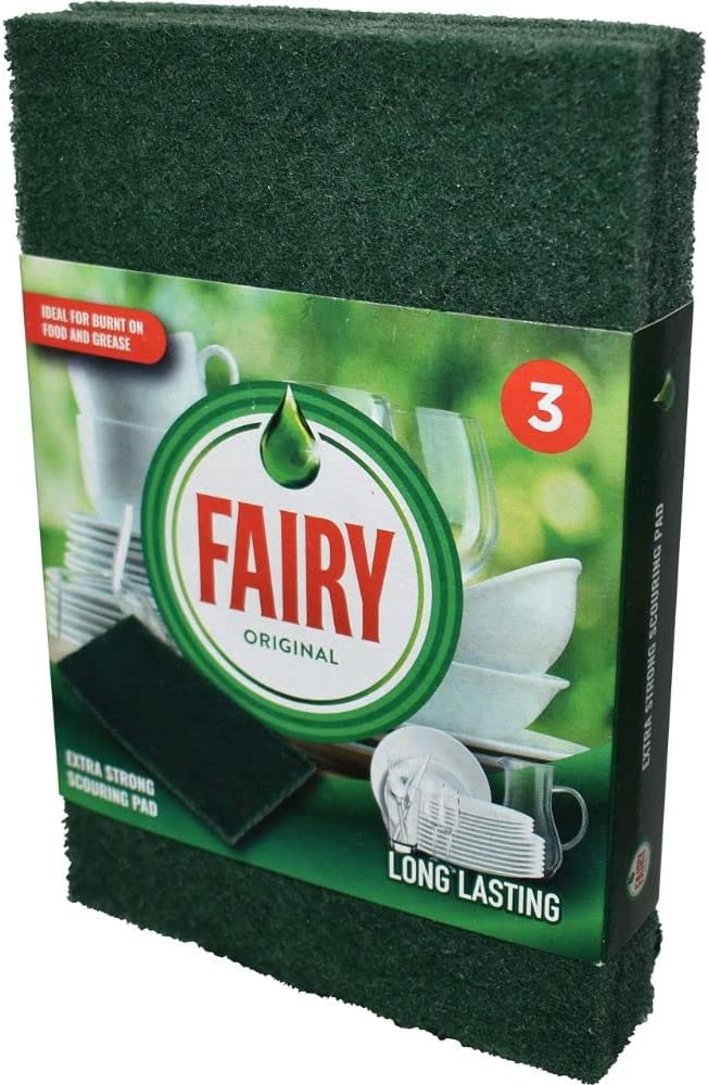 Fairy Original Extra Strong Scouring Pad (Pack of 3)