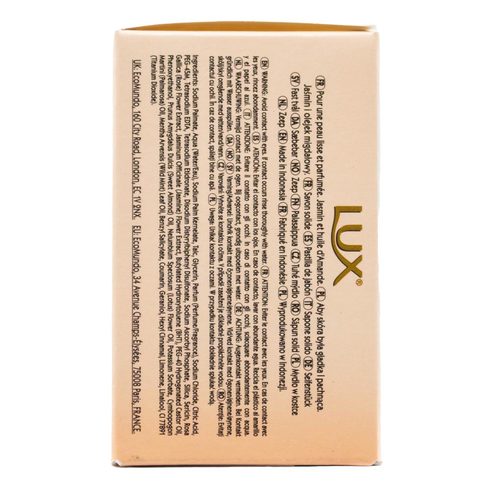 Lux Velvet Touch Jasmine & Almond Oil Soap Bar 3-Pack image 3