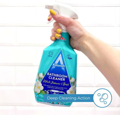 Astonish Bathroom Cleaner White Jasmine & Basil 750mL image 3