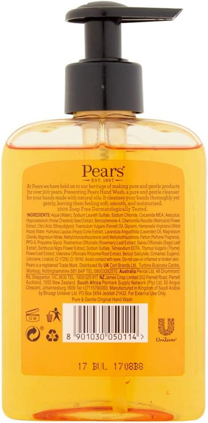 Pears Pure & Gentle Hand Wash 250ml image 3