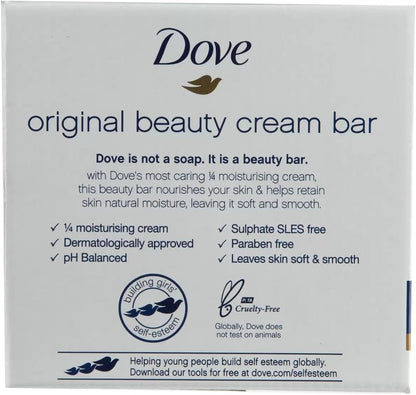 Dove Original Beauty Cream Bar, 16 x 135g, 3-in-1 Moisturising Soap image 5