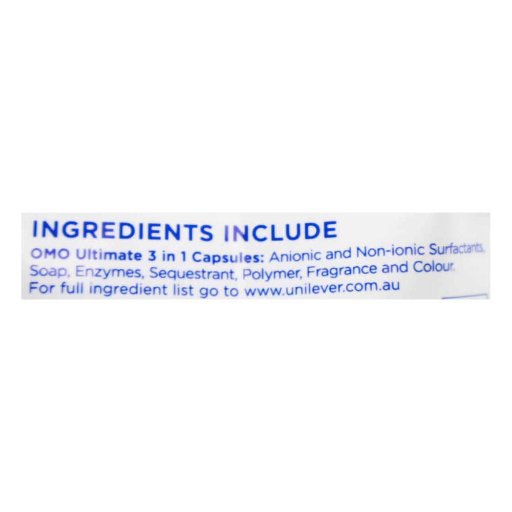 OMO Ultimate 3 in 1 Laundry Capsules 17 Pack image 8
