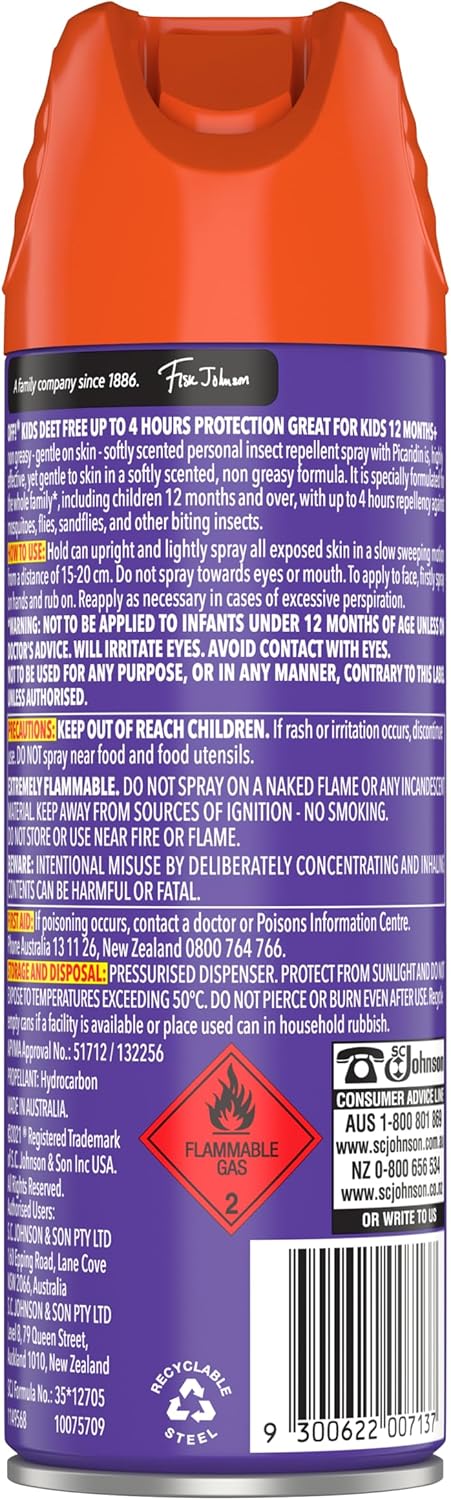 OFF! Kids DEET-Free Insect Repellent Spray 150g image 3