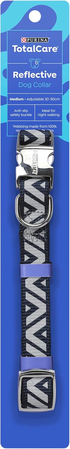 Purina Total Care Reflective Dog Collar Medium 30-50cm