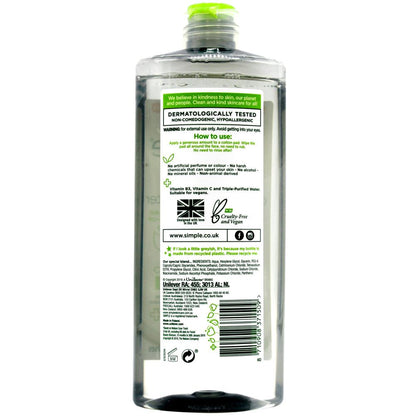 Simple Kind To Skin Micellar Cleansing Water 400ml image 8