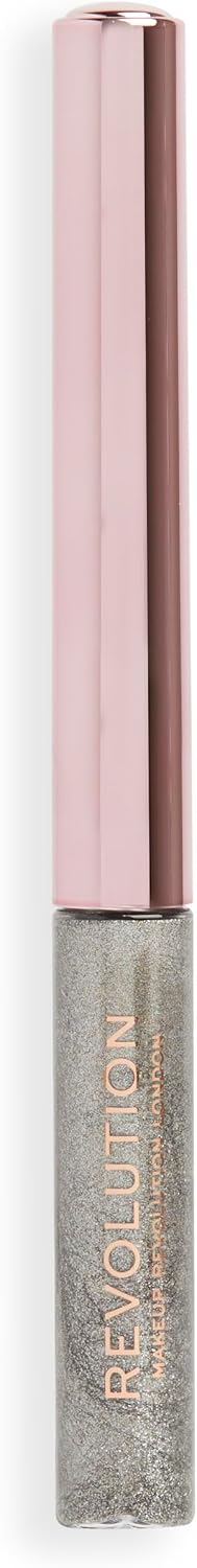 Revolution Super Flick Liquid Eyeliner 4.5 ml, Silver image 5