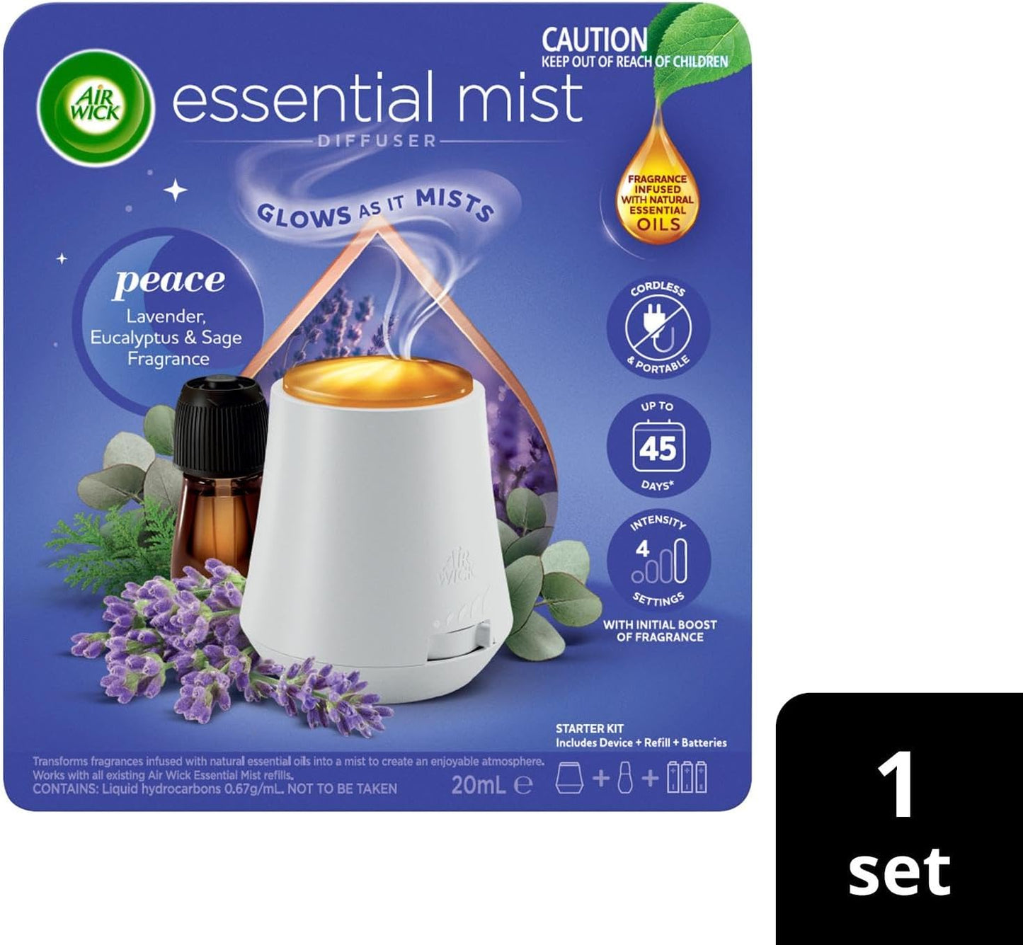 Air Wick Essential Mist Aroma Diffuser with Refill – Aroma Peace image 5
