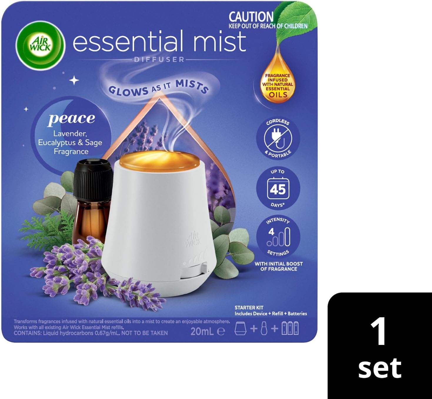 Air Wick Essential Mist Aroma Diffuser with Refill – Aroma Peace image 5