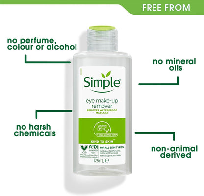 Simple Kind to Skin Eye Make-Up Remover 125ml image 6