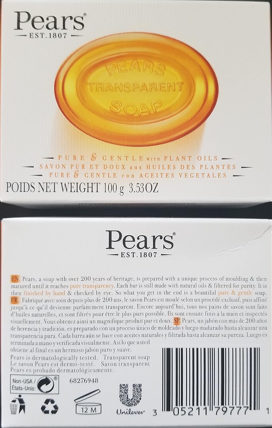 Pears Transparent Soap 3.5oz image 2