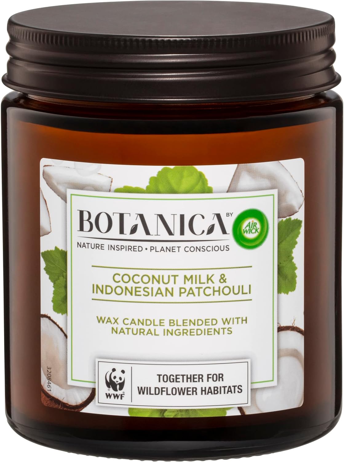 Air Wick Botanica Coconut Milk & Indonesian Patchouli Candle 205g