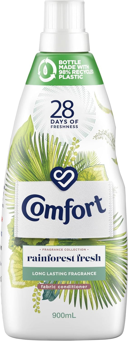 Comfort Rainforest Fresh Fabric Conditioner 900mL
