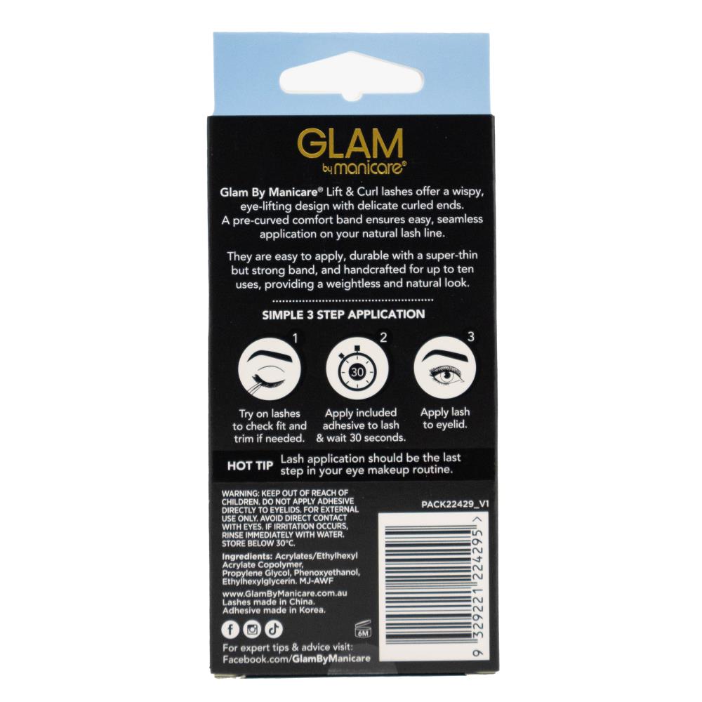 Manicare Glam Lift & Curl Tilly Lashes with Hypoallergenic Adhesive image 3