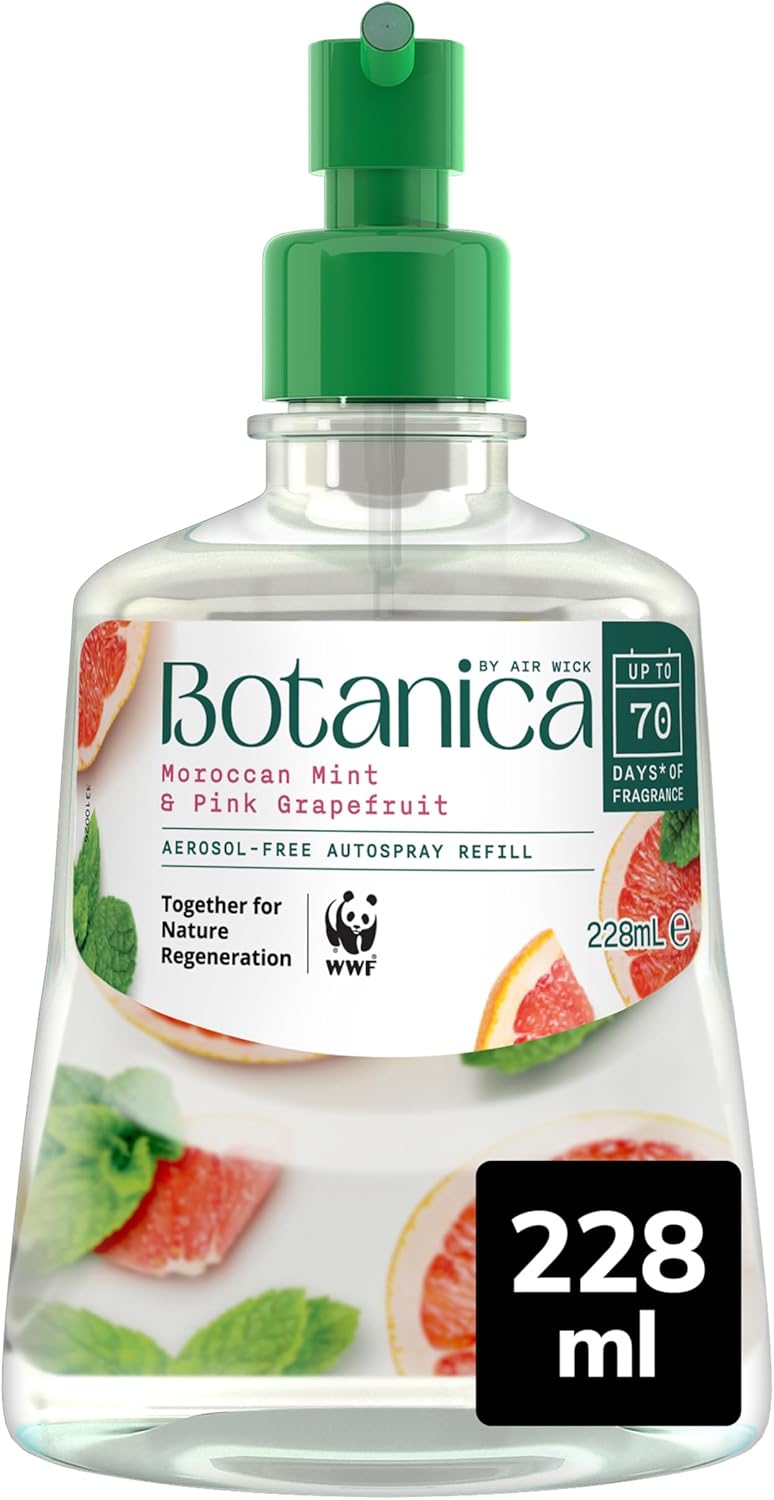 Botanica by Air Wick Moroccan Mint & Pink Grapefruit Automatic Spray Refill 228mL image 7
