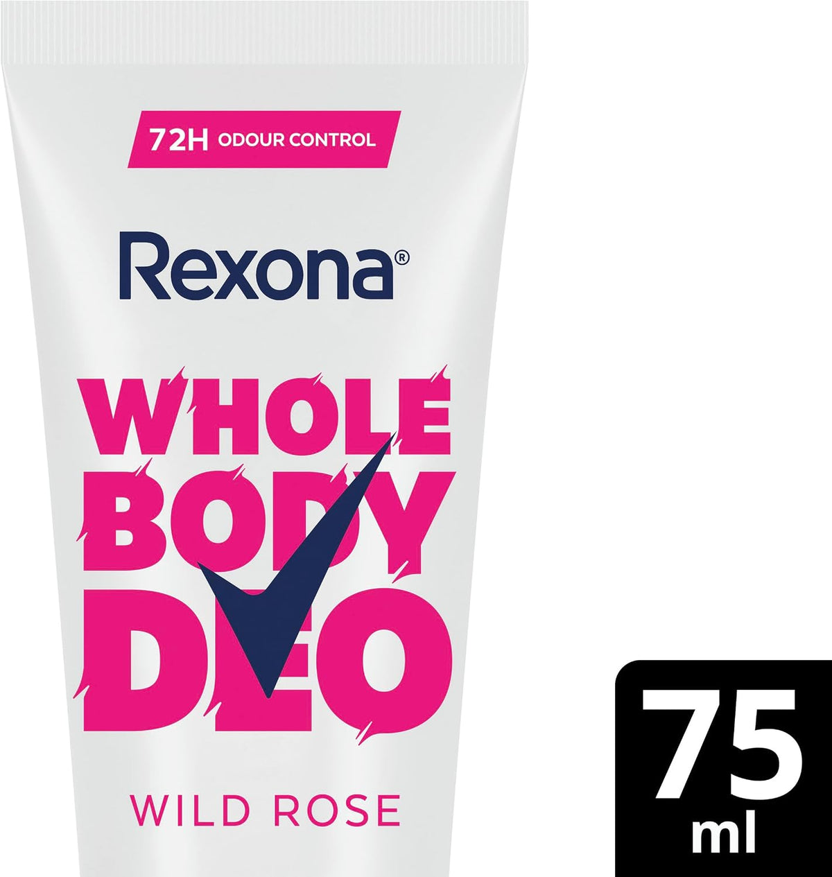 Rexona Women's Wild Rose Whole Body Deodorant Cream 75ml image 4