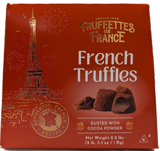 Truffettes de France – 2 x 1kg Bags of Dusted with Cocoa Powder