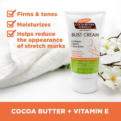 PALMER'S Cocoa Butter Formula Bust Cream, 4.4 Ounce, 125 g image 5