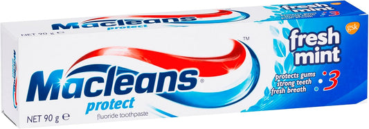 Macleans Protect Fluoride Toothpaste, Fresh Mint, 90g