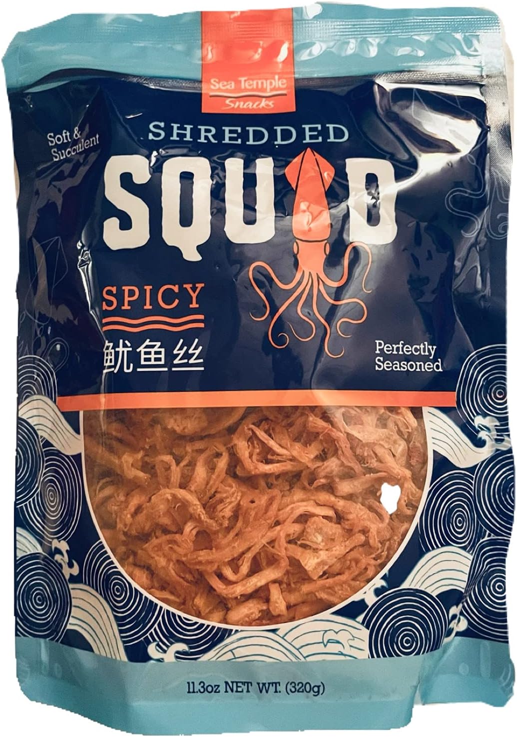 Sea Temple Spicy Shredded Squid 320g