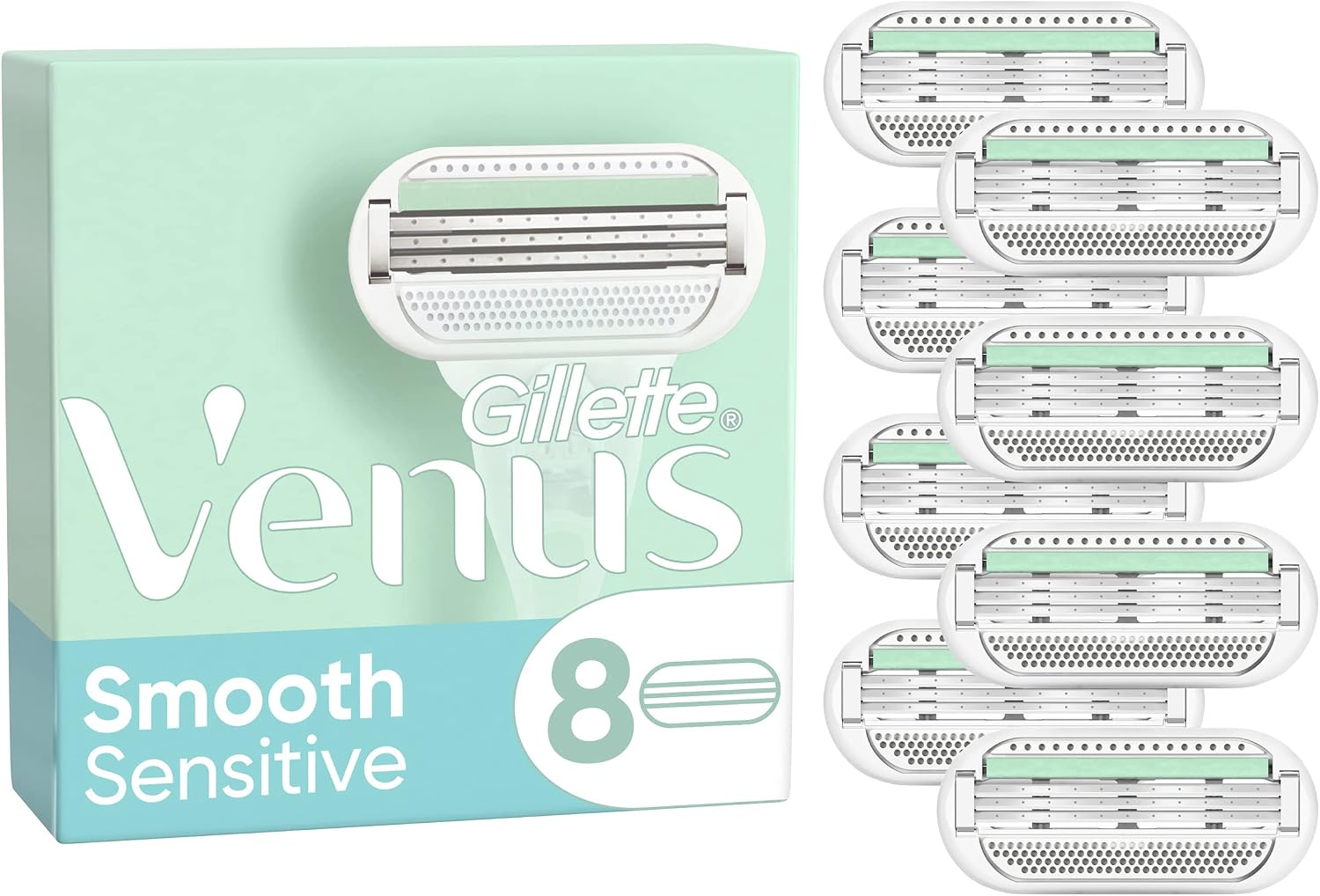Gillette Venus Smooth Sensitive Razor Refill Blades 8 Count image 3