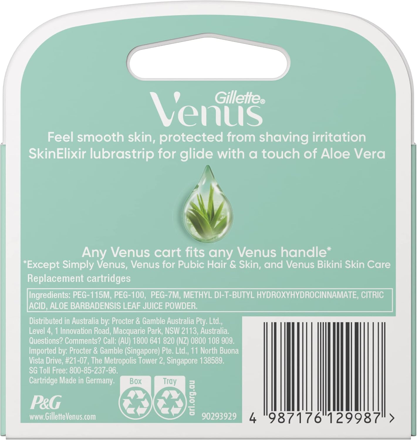Gillette Venus Smooth Sensitive Razor Refill Blades 8 Count image 2