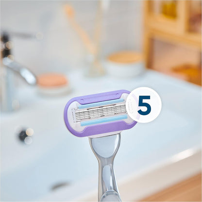 Gillette Venus Deluxe Smooth Platinum Women's Razor image 5