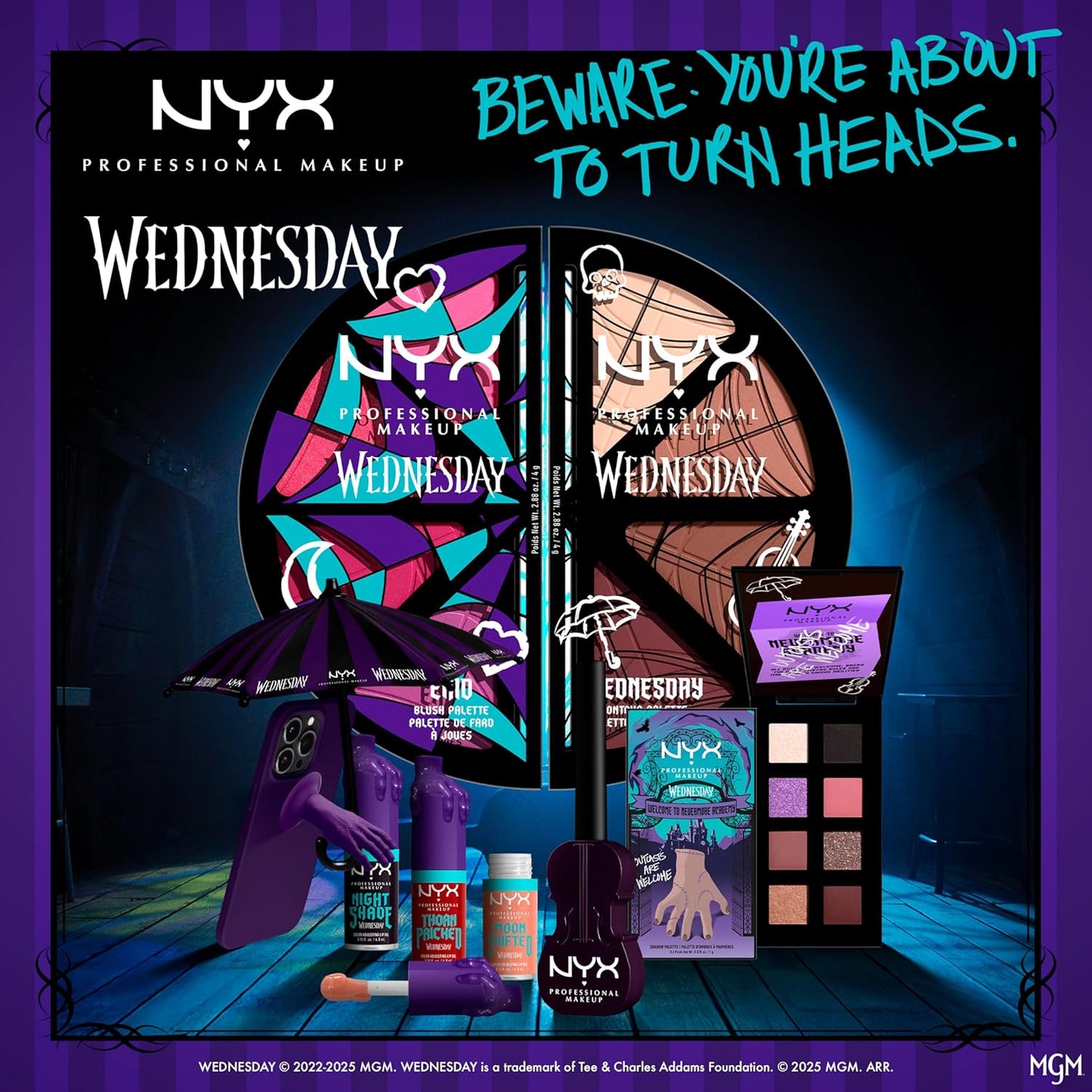 NYX Professional Makeup Wednesday Color-Shifting Lip Oil - Nightshade image 6
