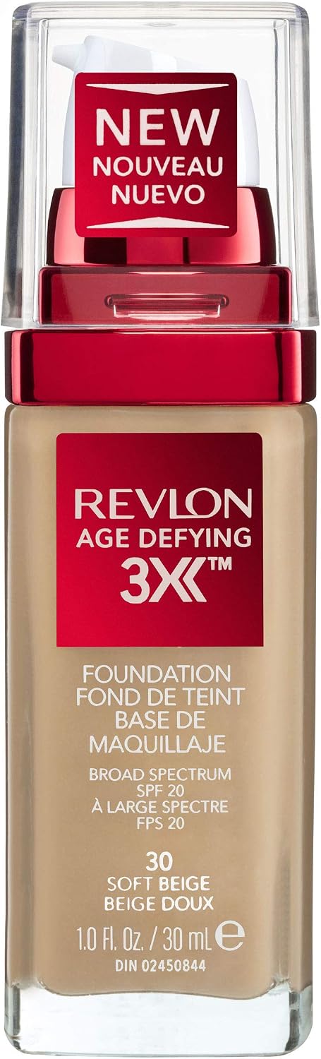 Revlon Age Defying 3X Foundation Soft Beige image 2