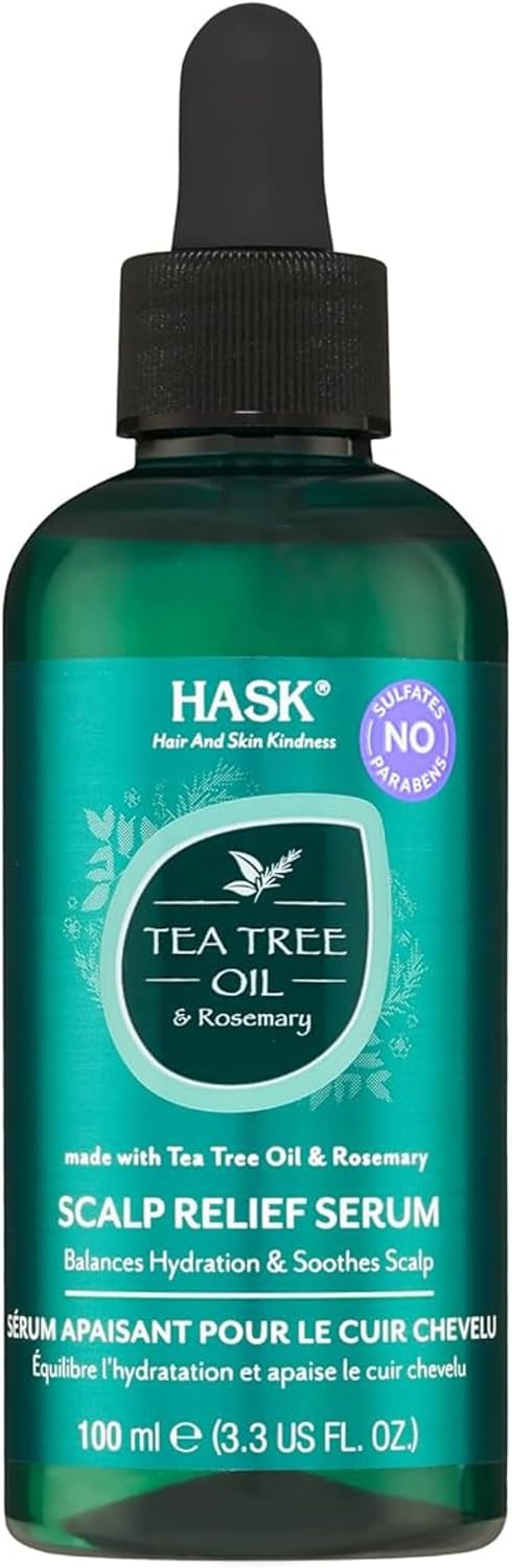 HASK Soothe Tea Tree Oil Scalp Relief Serum, 100ml