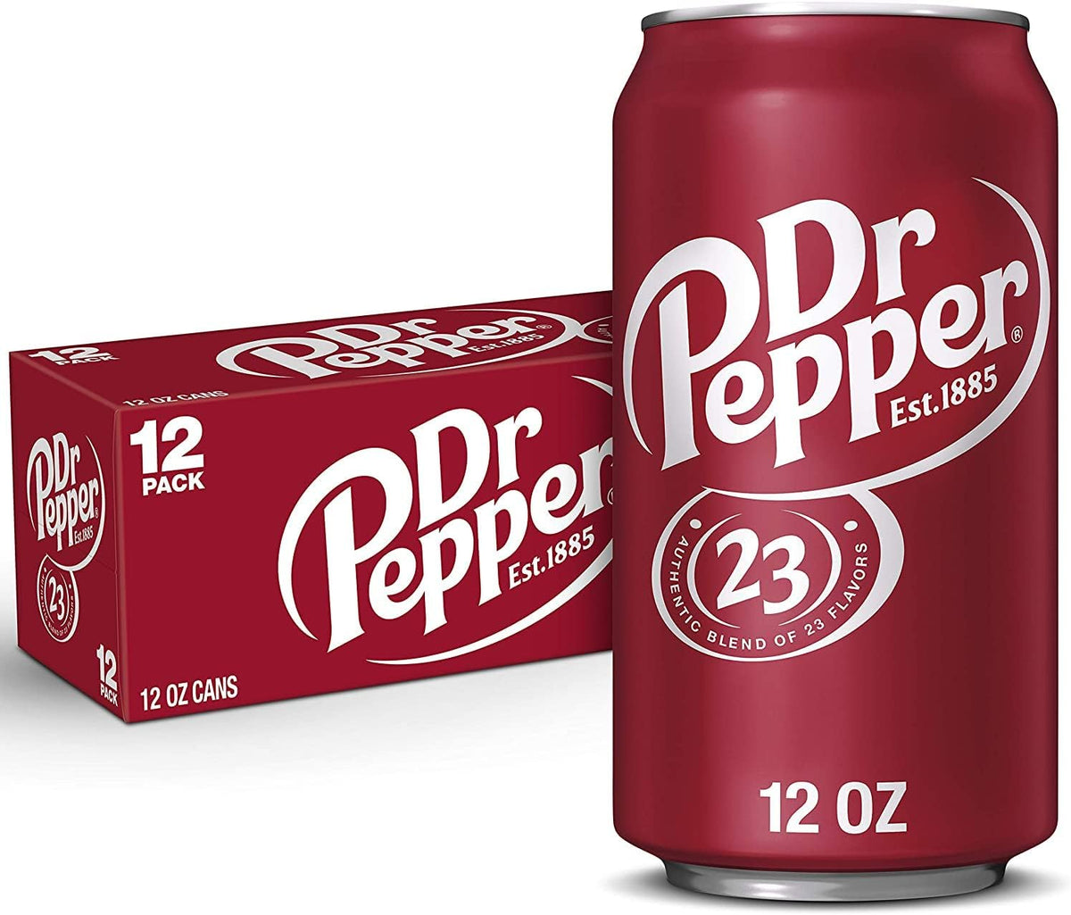 Dr Pepper Soda 355ml (Pack of 12)