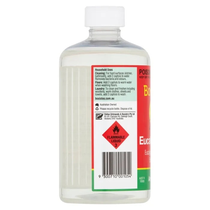 Bosisto's Eucalyptus Oil 500ml – Natural Antiseptic for Muscular Aches and Pains image 2