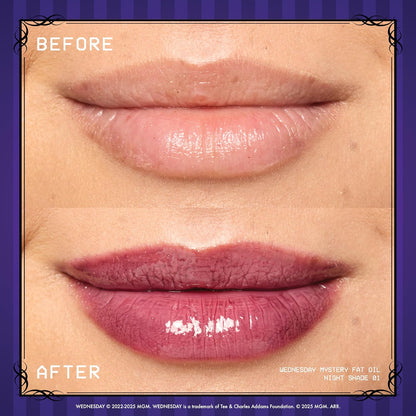 NYX Professional Makeup Wednesday Color-Shifting Lip Oil - Nightshade image 3