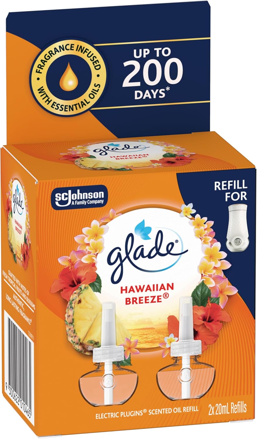 Glade PlugIn Scented Oil Refill Hawaiian Breeze 2x20ml image 2
