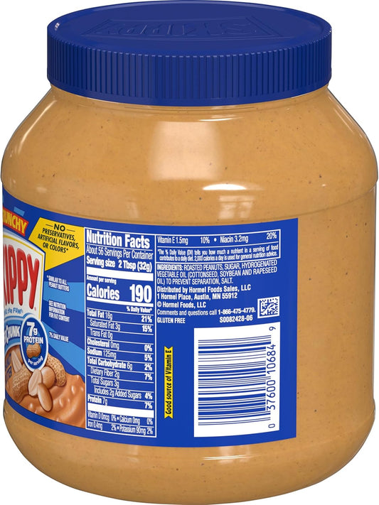 Skippy Super Chunk Extra Crunchy Peanut Butter 64 oz image 2