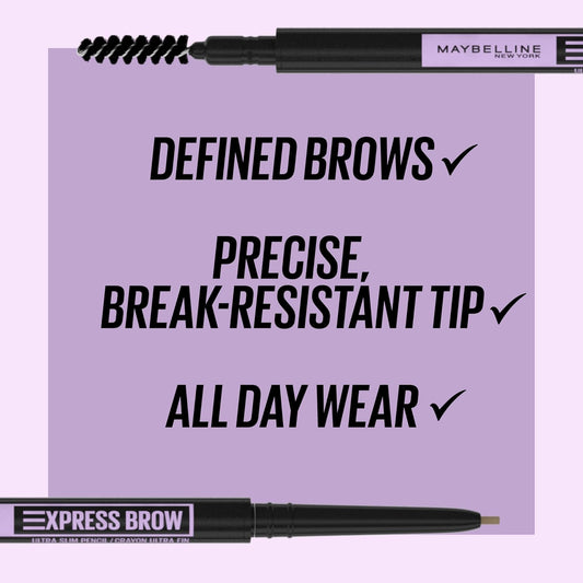 Maybelline Brow Ultra Slim Eyebrow Pencil - Soft Brown image 2