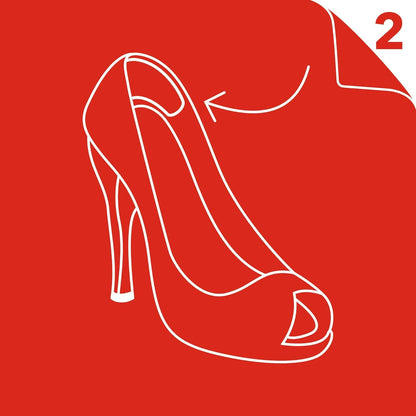 KIWI Shoe Passion Gel Heel Liners – Clear, One Size, 1 Pair image 3