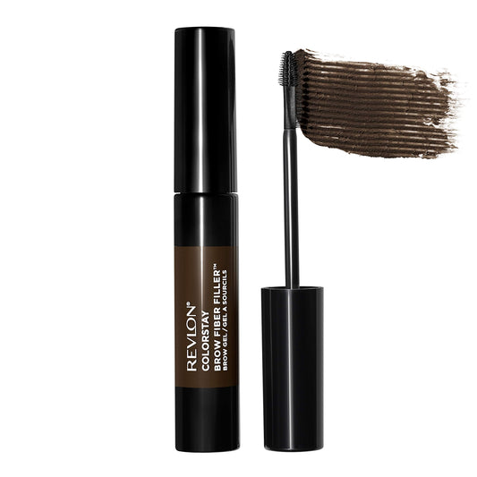 REVLON ColorStay Brow Fiber Filler Eyebrow Gel, 305 Dark Brown, 7ml