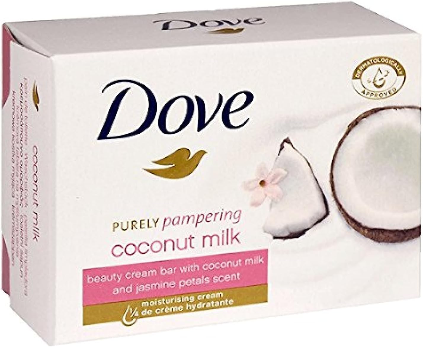 Dove Beauty Cream Bar with Coconut Milk & Jasmine Petals, 90g